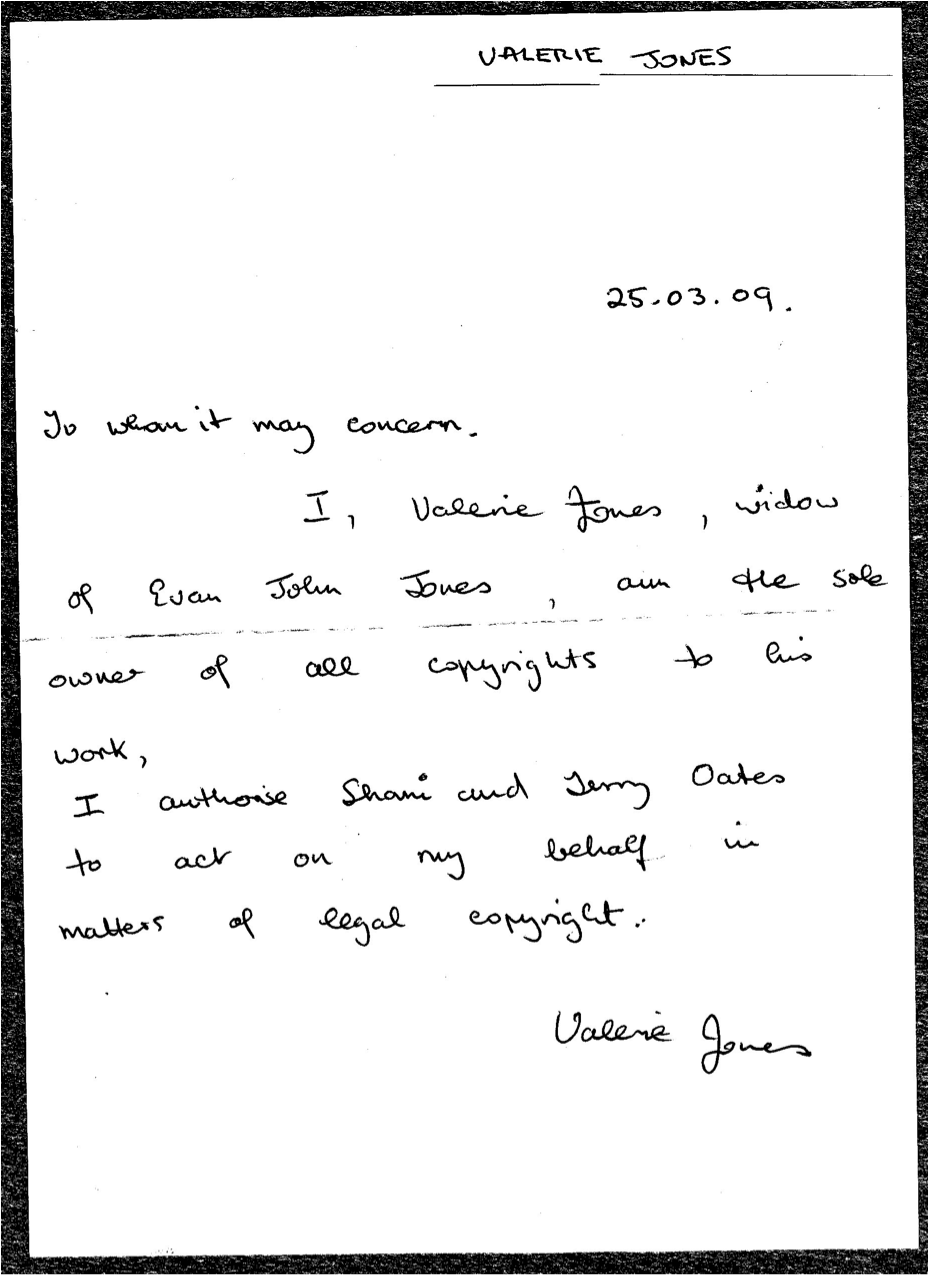 Val Jones Declaration